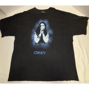 1995 Ozzy Osbourne Tour Shirt XL Black 1996 Retirement Sucks Touch of Gold GUC
